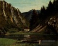 Les Doubs A La Maison Monsieur Paysage Gustave Courbet